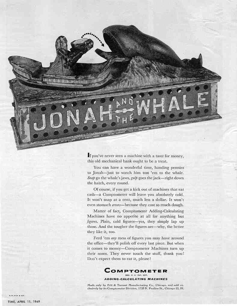 1949 TIME Jonah advertisment photo