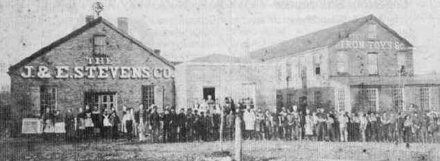 Stevens Factory & Workers, circa 1880